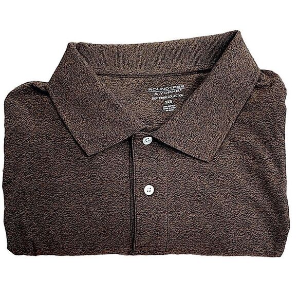 Roundtree&Yorke 3XB Brown Long Sleeve Silky Finish Sweater - Picture 1 of 9